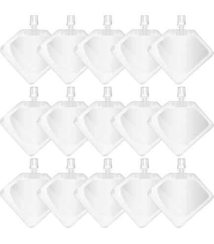 ONLYKXY 25 Leere Reisebeutel Für Flüssigkeiten – Nachfüllbare Quetschbeutel, Ideal Für Make-up, Shampoo, Lotion (30 Ml)