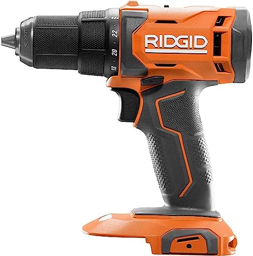 RIDGID 18 Volt Cordless 1/2 in. Drill/Driver (Tool Only) R86001 (Renewed)