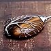 Hongjintian Wire Wrapped Tree of Life Natural Grown Tiger Eye Gemstone Teardrop Pendant Necklace Healing Crystal Chakra Jewelry for Women