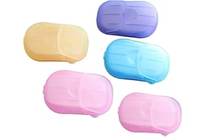 JJLFresheners 5 Box 500 Sheets Disposable Soap Paper 5 Boxes Hand Cleaner Fragrance Mini Color Soap Paper for school Indoor, Outdoor, Travel, Camping Hiking Camping