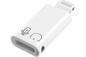 DESOFICON [Apple MFi Certified] iPhone OTG Adapter,Type C Female to Lightning Male Charger Data Sync Dongle Type-c Camera Card Reader Flash Drive Keyboard Mouse U Disk Converter for iPhone 14 13 12 11 XS XR X 8