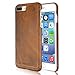 Pierre Cardin iPhone 8 Plus Leather Case / iPhone 7 Plus Case Protective Slim fit Snap On Hard Back Cover for iPhone 8 Plus / iPhone 7 Plus Brown