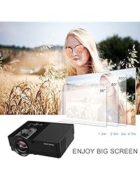 Pantalla de proyector portátil de 120 pulgadas, 4:3, con trípode de proyección