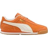 PUMA Mens Roma Suede Lace Up Sneakers Shoes Casual - Orange