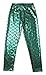 Jescakoo Kids Girls Mermaid Princess Scale Shiny Leggings Multi-color S-XL