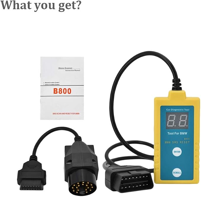 Amazon Com Outzone B800 Srs Reset Scanner Bmw Airbag Scan Reset Tool Obdii Diagnostic Repair Tool For Diy Bmw Owner Fit Bmws E36 E46 E34 E38 Z3 X5 X3 Automotive