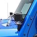 E-Autogrilles 87-06 Jeep Wrangler TJ/YJ LED Light Windshield Mount Corner Relocate Brackets Kit (51-0466)