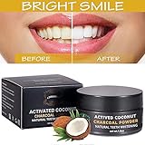 Teeth Whitening,Teeth Charcoal Whitening,Activated Charcoal Powder,Teeth Whitening Powder- With Organic Coconut Activated Charcoal for Stronger Healthy Whiter Teeth. No need for Strips, Kits or Gel.