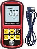 WCI Quality Ultrasonic Thickness Gauge With Sound Velocity Measurements - Provides Instant Accurate Readings - For Contractors, Builders, Handymen, Etc.