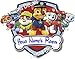 Your name Paw patrol shield Rocky | Rubble | Zuma | Everest firedog Marshall, police pup Chase, and fearless Skye Movie 3D Wall Decal Sticker