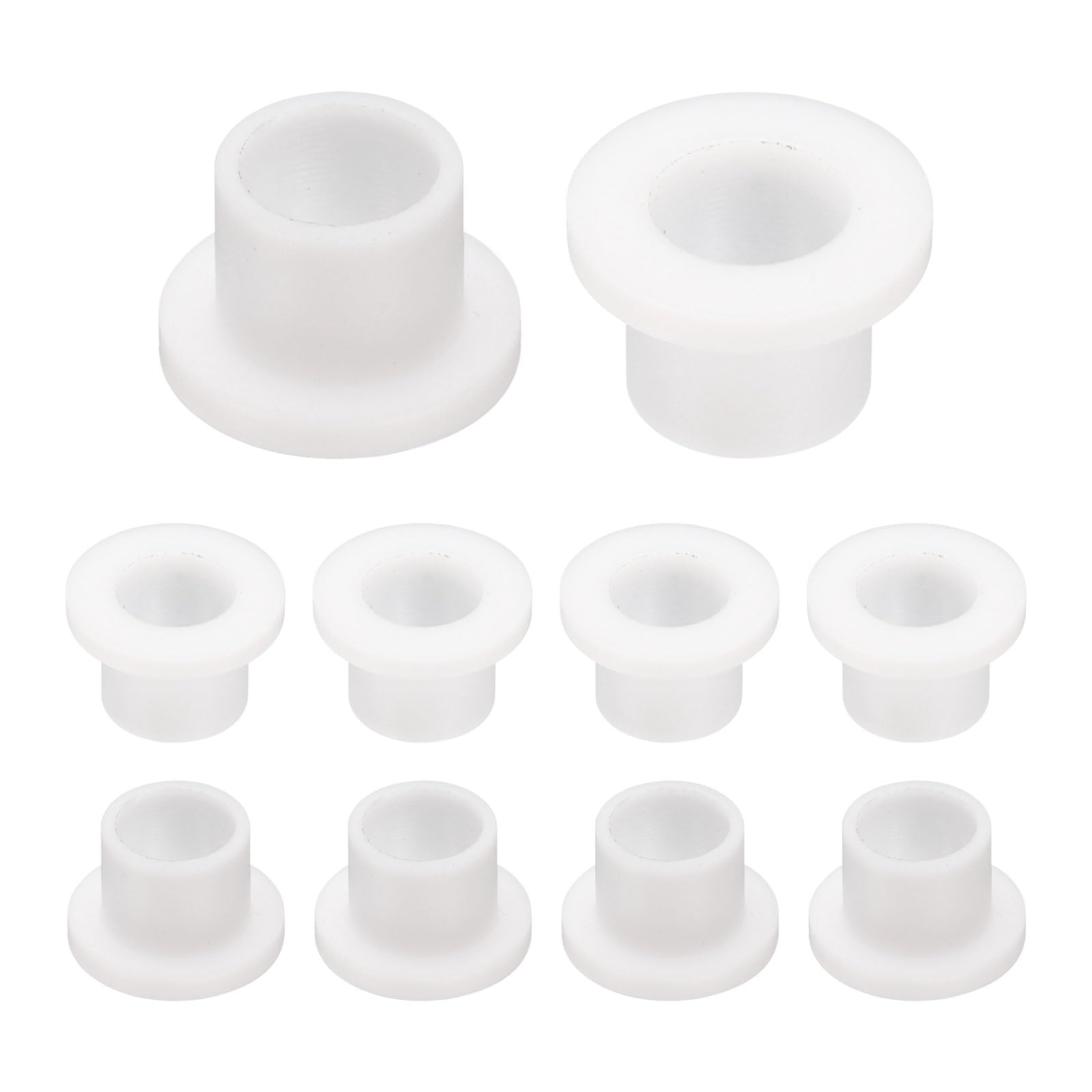 uxcell 10pcs Flanged Sleeve Bearings Plastic
