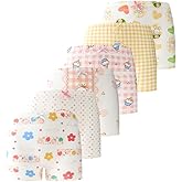 KKLLOL Soft Girls' Briefs, Comfort Breathable Toddler Girls' Panties, Modal Underwear Sizes for 1T to 9 Years Old