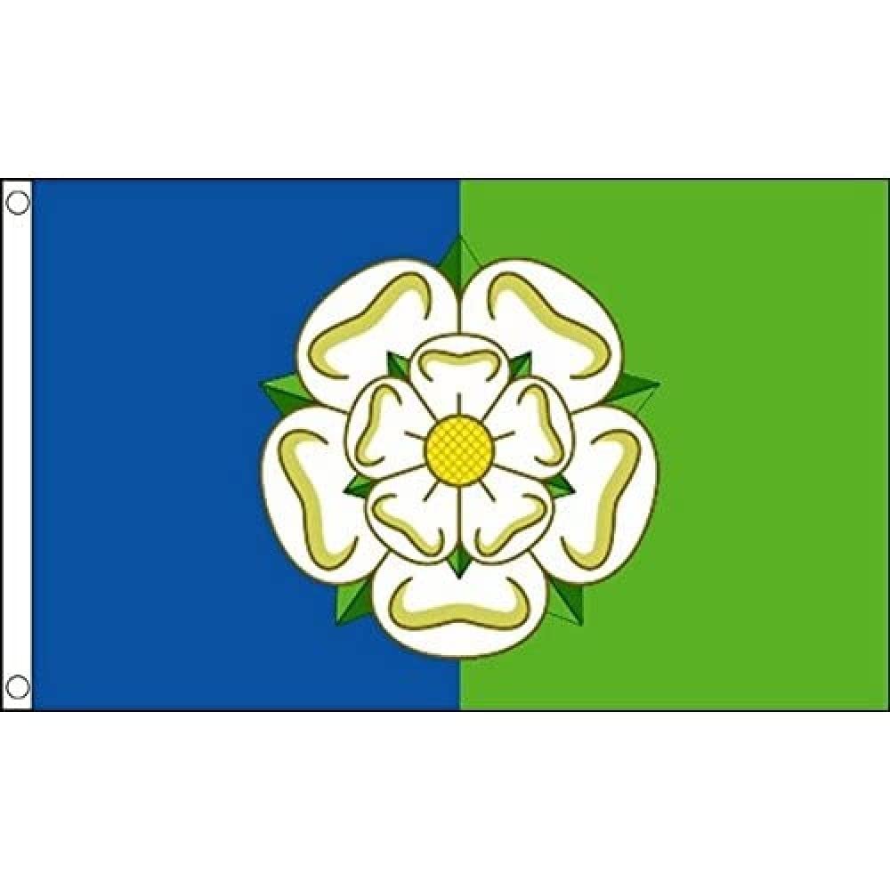 AZ FLAG - East Riding Of Yorkshire County Flag - 3x5 Ft - 100D Polyester East Riding Of Yorkshire - England Banner with Two Metal Grommets - Fade Resistant - Vivid Colors - 3' x 5' Feet - 150x90 Cm