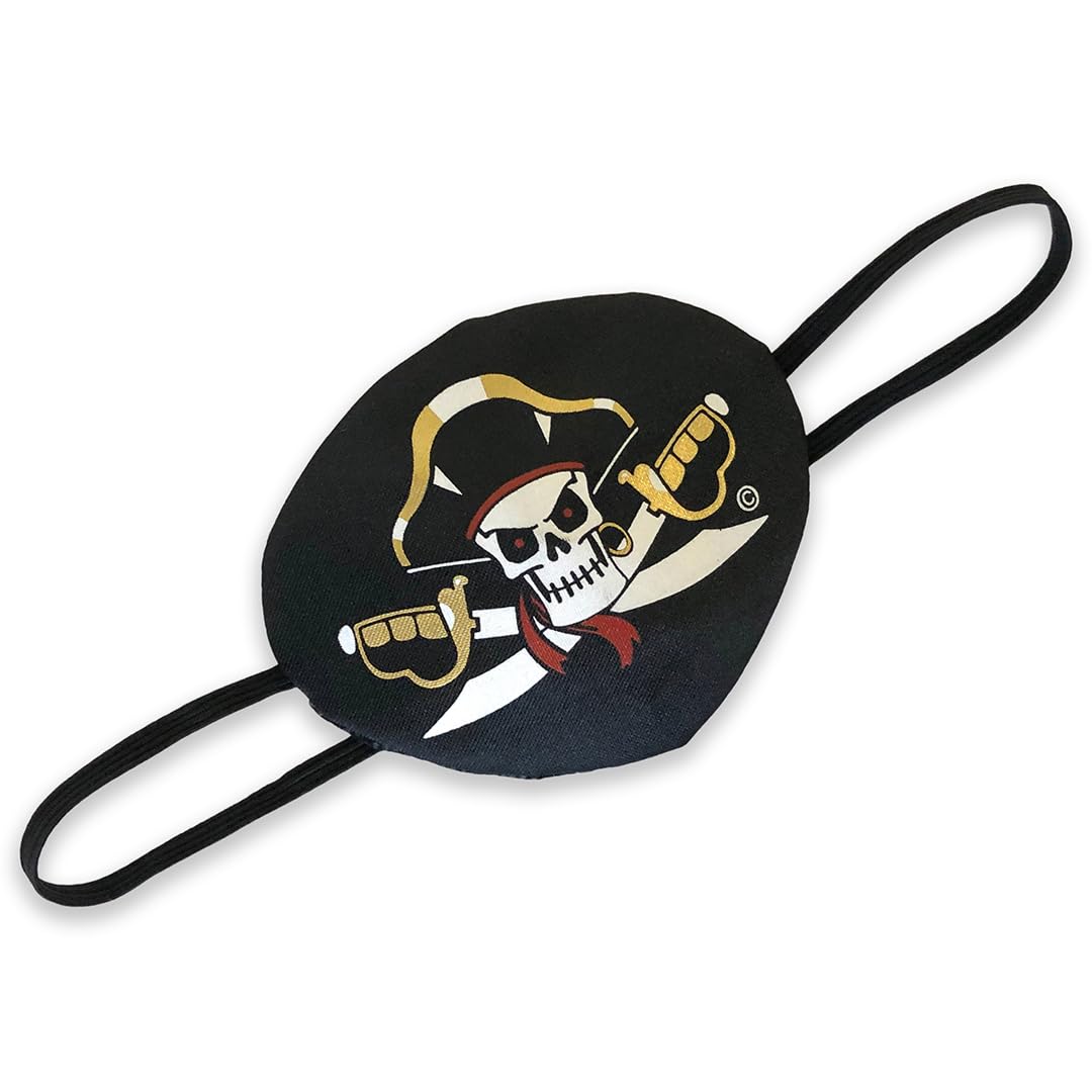 Liontouch - Pirate Eye Patch - Captain Cross - Age 3+ Years | Pretend Play Dress Up & Costume Accessory | For Kids & Toddlers Sailing the Caribbeans — image 1