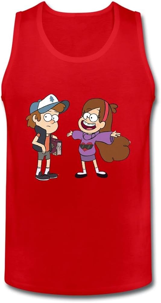 Green Vine Men's Gravity Falls Dipper Mabel 2 Vest Tank