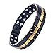 Feraco Unique Queen and King Couples Bracelets for His Hers Matching Set Promise Bracelet, A Pair