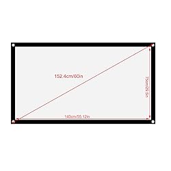 60 Inche Projection Screen, Foldable and Portable