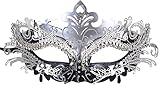 Luxury Princess Metal Rhinestone Venetian Pretty Party Evening Prom Masquerade Mask