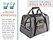 Airline Approved Pet Carrier - Soft Sided Portable Travel Bag with Mesh Windows and Fleece Padding - for Small Dogs and Cats – Fits Under Airplane Seat
