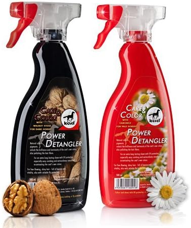 William Hunter Equestrian Leovet Power Detangler Spray With Added UV Prtotection & Fly Reppellent 500ml - Detangles manes & tails as well has preventing bleaching of the coat