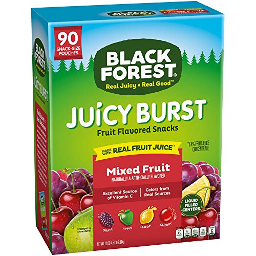 Black Forest Mixed Fruit Snacks Juicy Burst, 72 Oz, 90 Count Pricepulse