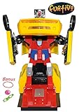 FUNTIVO Bump-N-Go Transforming Robot Car Toy with Lights and Sounds, Battery Operated (Random Colors