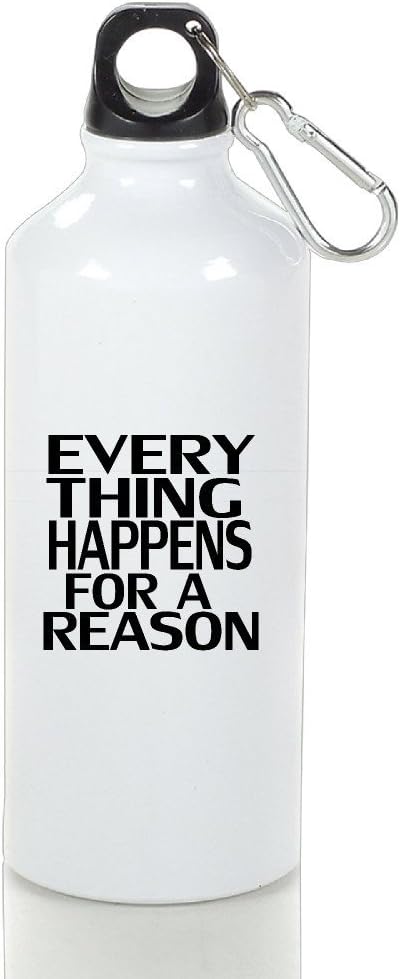 All Things Happen With Reasons Aluminum Classic Sports Water Bottle