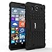 Lumia 950 Case, J&D [Kickstand] Microsoft Lumia 950 Case [Heavy Duty] [Dual Layer] Hybrid Shock Proof Fully Protective Case for for Lumia 950 (Kickstand Black)