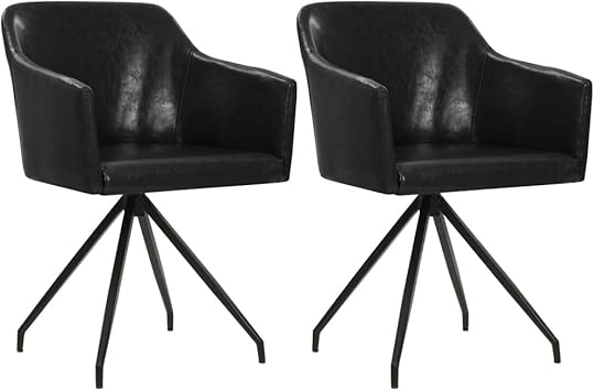 Amazon De Festnight Drehbarer Esszimmerstuhl 2er Set Kuchenstuhl Drehbar Stuhl Burostuhl Drehbar