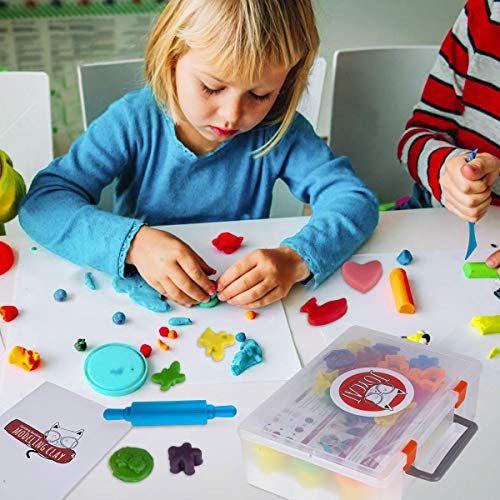 image for JoyCat Clay Kits for Kids Aged 4-12,32 Pack Modeling Clay Kits,12 Colo