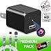 Spy Camera - Hidden Camera - Premium Pack - HD 1080P - Motion Detection - USB Hidden Camera - Surveillance Camera - Mini spy Camera - Nanny Camera - Best Spy Camera Charger - Hidden Camera Charger
