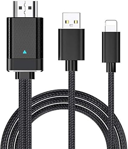 Amazon Co Jp Iphone Hdmi変換ケーブルiphone テレビ 接続ケーブル Iphone Ipad Ipod対応 テレビ出力 ミラーリングケーブル Avアダプタ 設定不要 操作簡単 1080p高解像度 Tv出力 家電 カメラ