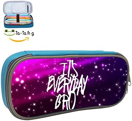 Daihe Case Christmas galaxy team 10 jake paul it's everyday bro Pen Case Stationery Pouch Bag Case Cosmetic Makeup for School Supplies