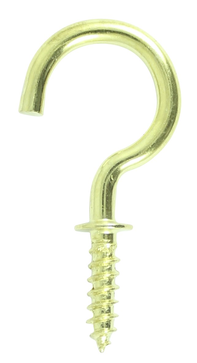 TIMCO Cup Hooks Round Electro Brass - 25mm