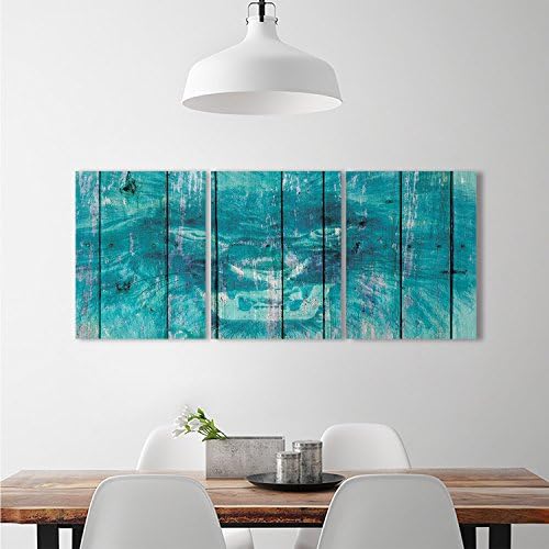 Animal Wall Decoration Silhouette of a King Lion Tiger on Wooden Oak Planks Hippie Style Retro Image Printfashion stickers for wall Cadet Blue