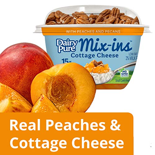 2 DairyPure+Mix+ins+Cottage+Cheese+Peach