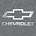 Chevrolet Logo T-Shirt | Soft Touch Fabric-Medium,Graphite Heather