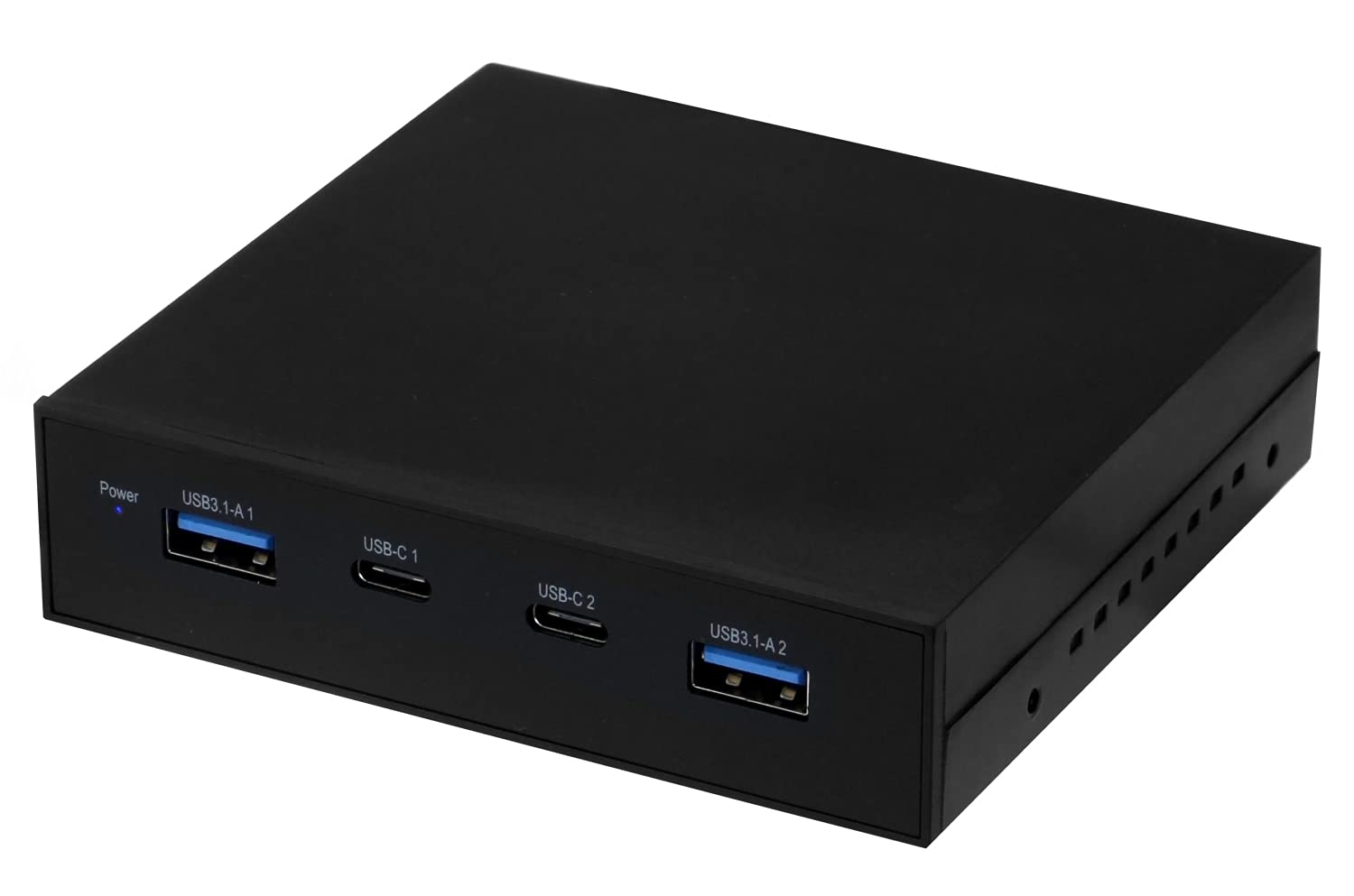 Sedna USB 3.2 Gen II ( 10Gbps ) 4 Port ( 2A2C) Internal Hub ( Floppy Bay ) with Type A to Type E Connector Adapter, black (SE-USB32G2-IHUB-224-E)