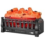 VIVOHOME 110V Electric Fireplace Log Set Heater