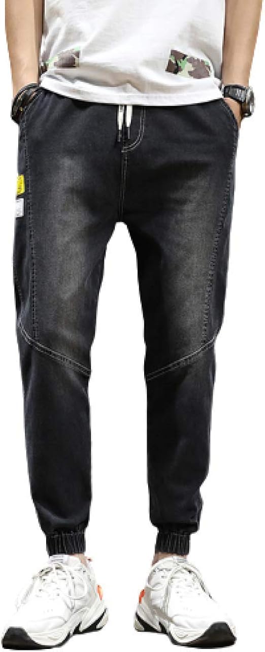 Men's Jeans Casual Loose Large Size Fashion Summer Thin Stretch Harlan Sports Beam Jeans Amazon