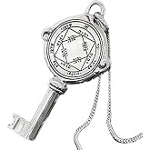 King Solomon Victorious Seal Key Pendant Kabbalah Amulet Silver 925