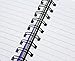 Spiral Notebook Journal Personal Diary Notepad with Colored Index Paper Divider,130 Sheets Lined Paper (25K Blue) ¡­