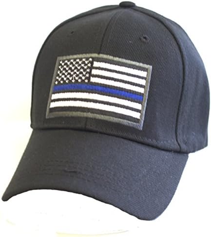 KYS Design USA Thin Blue Line Tactical Adjustable Hat
