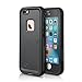 Waterproof Case for iPhone 6/iPhone 6s, [Newest Version] Merit IP68 Certified Waterproof Shockproof Snow-Proof Dirt-Poof Protective Case Cover for iPhone 6/6s 4.7 inch (Black)