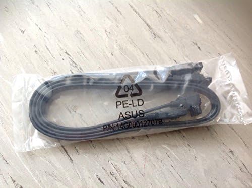 18" ASUS Serial ATA (SATA) Drive Cable Set w/Standard & 90° Connectors 2-Pack (Black)