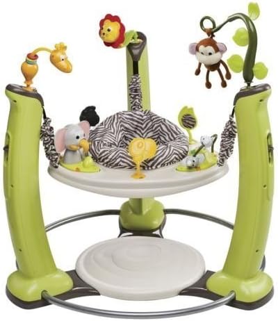 Evenflo ExerSaucer Jump &amp; Learn JUMPER, Baby ACTIVITY CENTER, Jungle Quest