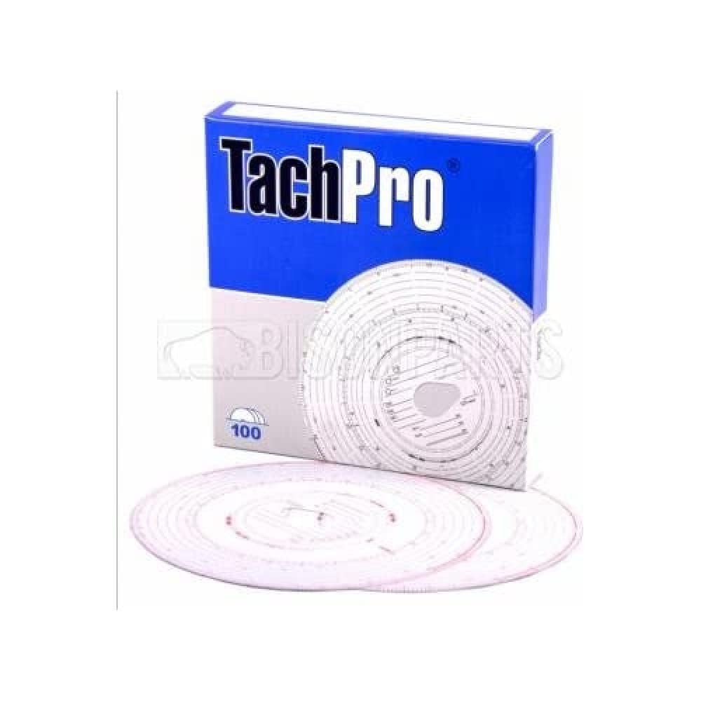 Bison Parts 100403 TachPro Tachograph 125kmh Red Combi Analogue Tachograph Charts