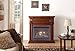 Duluth Forge Dual Fuel Ventless Gas Fireplace System with Mantle, Remote Control, 5 Fire Logs, Use with Natural Gas or Liquid Propane, 26000 BTU, Heats up to 1350 Sq. Ft., Chestnut Oak