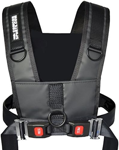 QR Sled Harness by ComCor Sports with 9' Pull Strap
