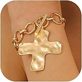Dainty Cross Bracelet for Women Christian Jesus Loves You Bracelets Faith Jewelry Gifts Easter Basket Stuffers